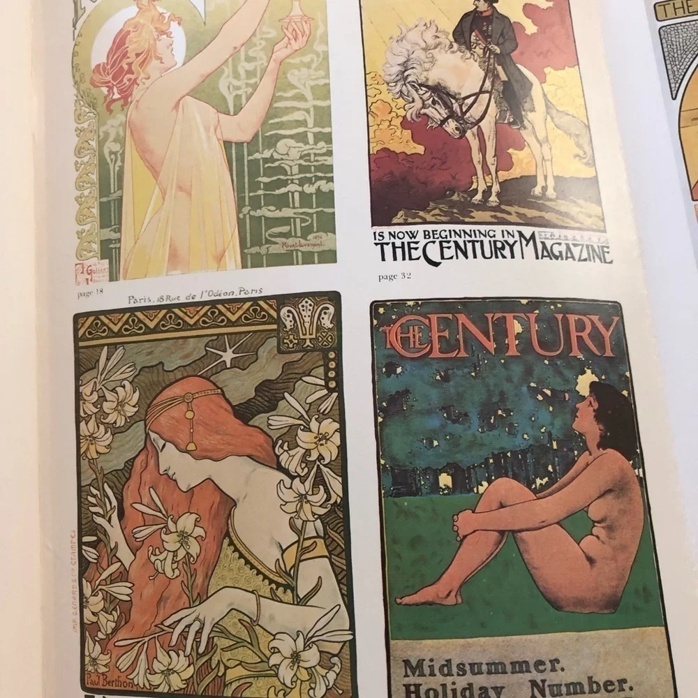 Turn Of The Century Posters Coloring Book 38 Designs Paperback Ed Sibbet Jr 1978